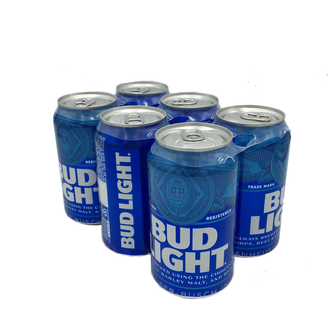 Bud Light 6 pack cans