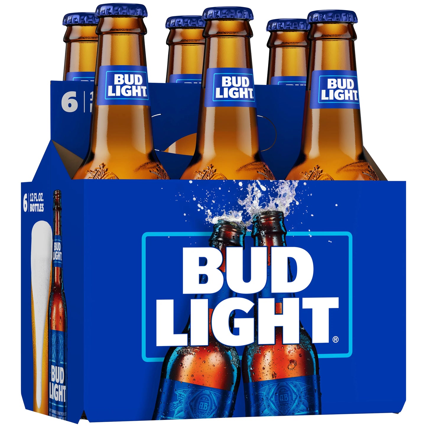 Bud Light 6 pack bottle