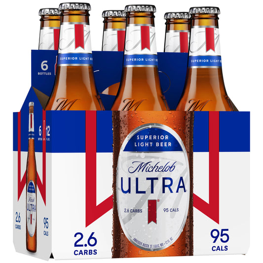 Michelob Ultra 6 pack bottle