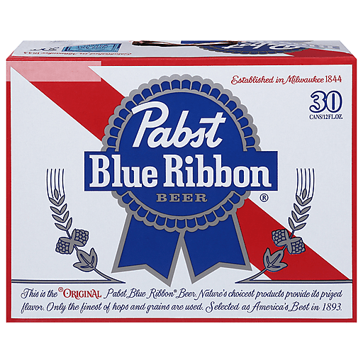 PBR 30 pack cans