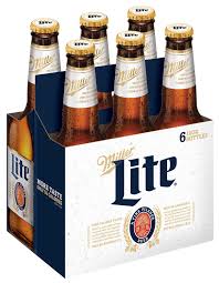 Miller Light 6 pack bottle